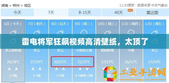 雷電將軍狂飆視頻高清壁紙，太頂了