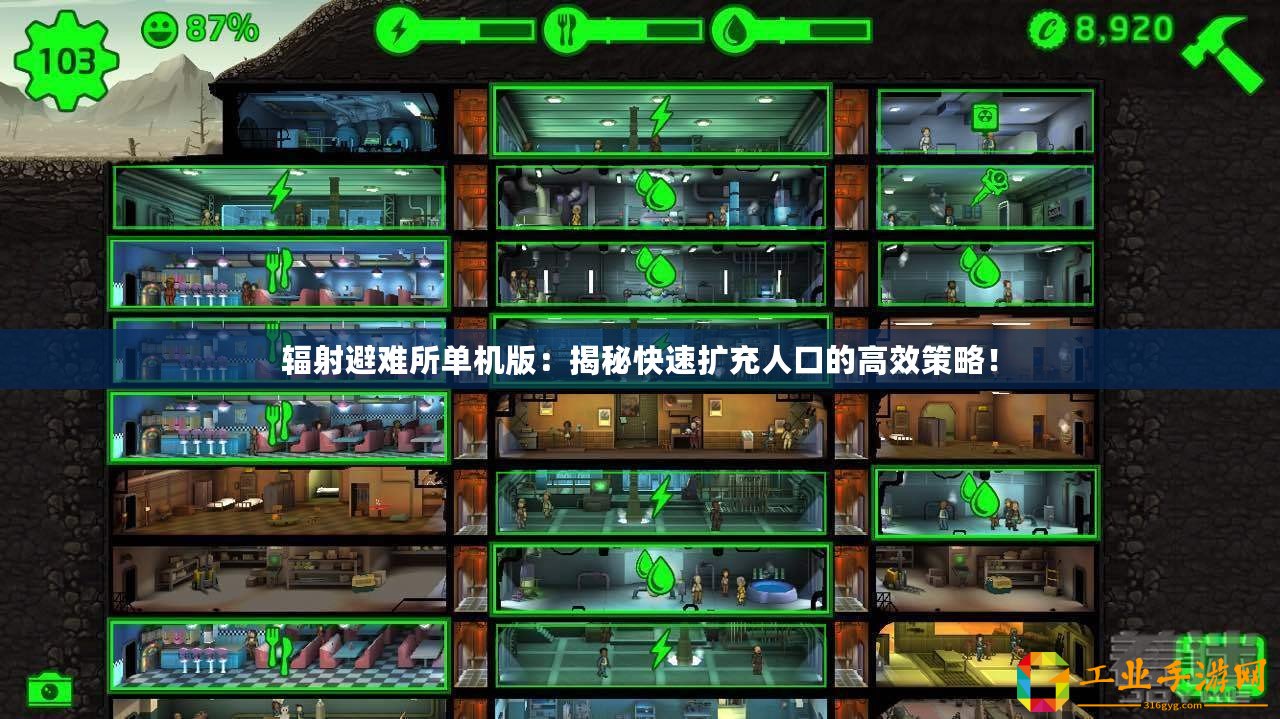 輻射避難所單機版：揭秘快速擴充人口的高效策略！