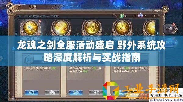 龍魂之劍全服活動盛啟 野外系統(tǒng)攻略深度解析與實戰(zhàn)指南