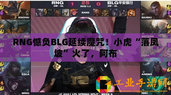 RNG憾負BLG延續(xù)魔咒！小虎“落鳳坡”火了，阿布