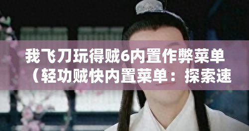 我飛刀玩得賊6內(nèi)置作弊菜單(輕功賊快內(nèi)置菜單:探索速度與便利的極致體驗?。? title=