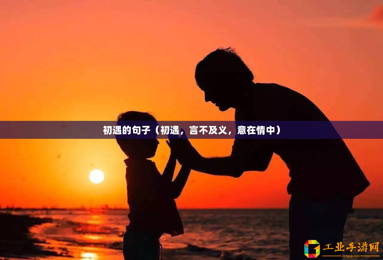 初遇的句子（初遇，言不及義，意在情中）