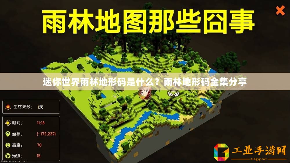 迷你世界雨林地形碼是什么？雨林地形碼全集分享