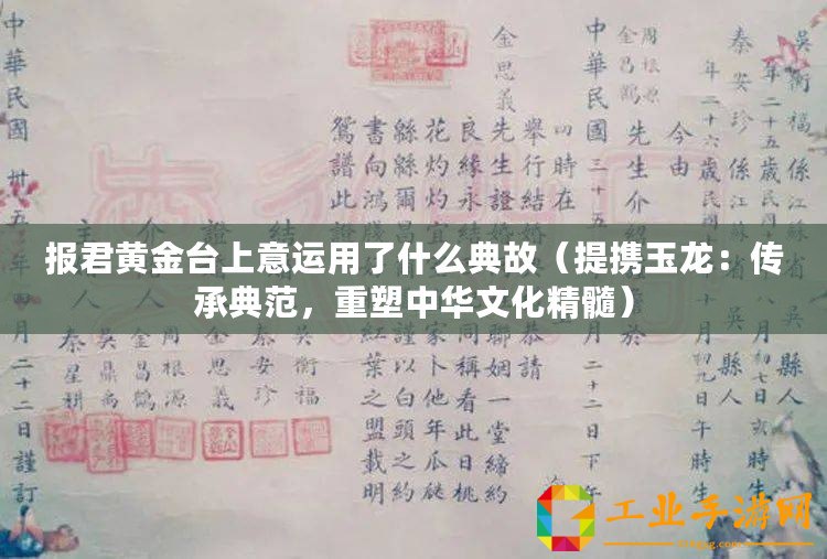 報(bào)君黃金臺(tái)上意運(yùn)用了什么典故（提攜玉龍：傳承典范，重塑中華文化精髓）