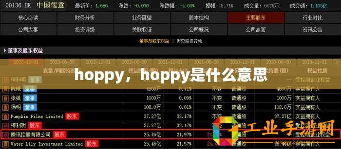 hoppy，hoppy是什么意思