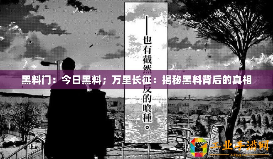 黑料門：今日黑料；萬里長征：揭秘黑料背后的真相