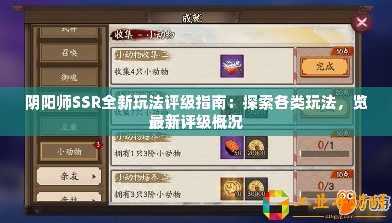 陰陽(yáng)師SSR全新玩法評(píng)級(jí)指南：探索各類玩法，覽最新評(píng)級(jí)概況