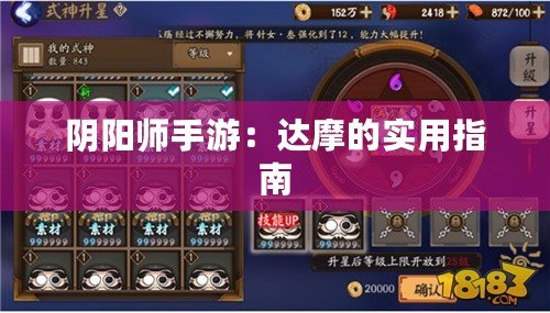陰陽(yáng)師手游：達(dá)摩的實(shí)用指南